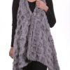 Femme Milpau Gilet / Poncho | Milpau Alix Gris