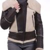 Femme Giorgio Blouson | Giorgio Rosa Df Marron