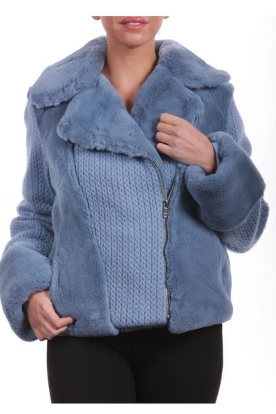 Femme Milpau Blouson | Milpau Karine Bleu