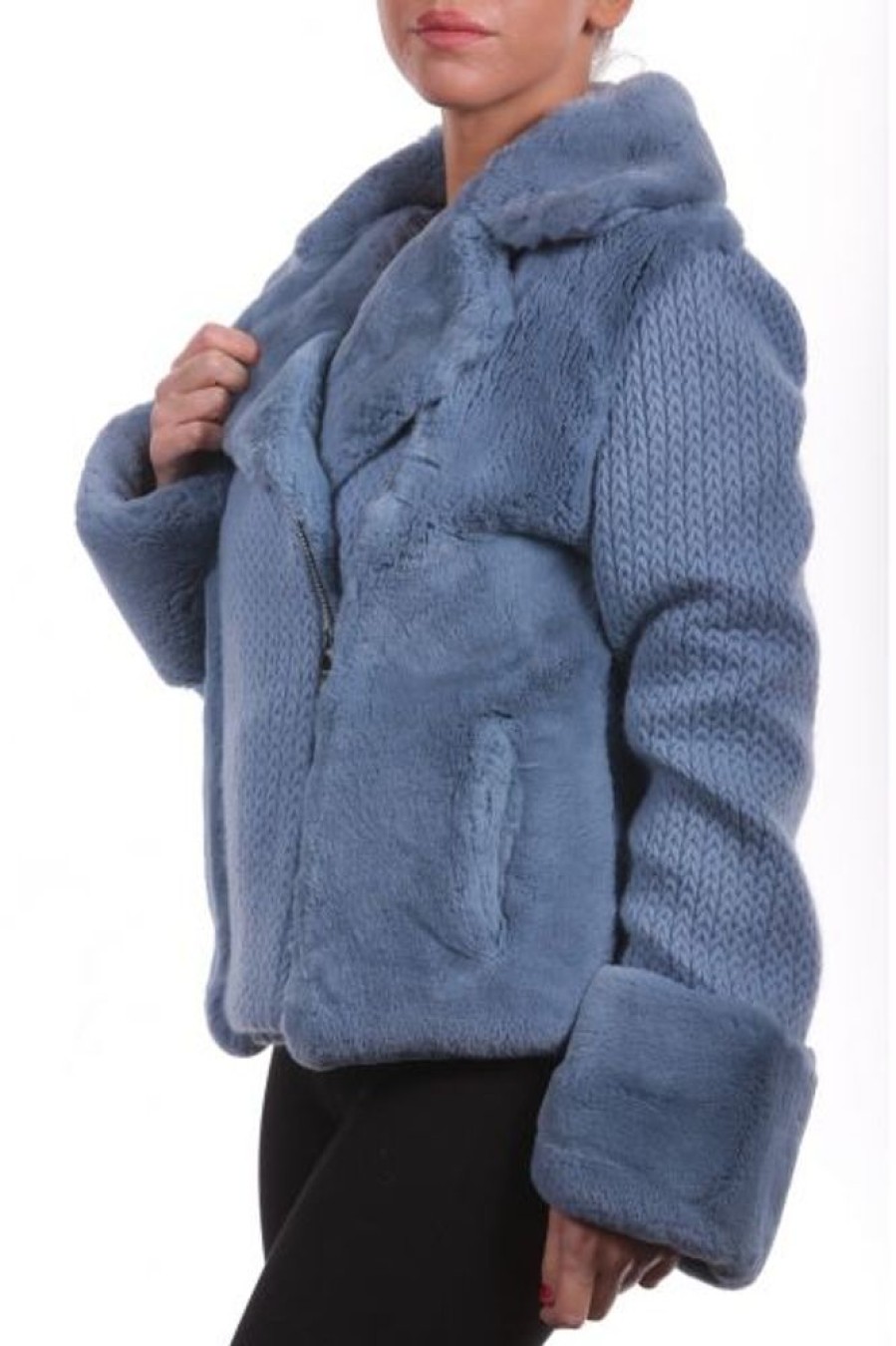 Femme Milpau Blouson | Milpau Karine Bleu