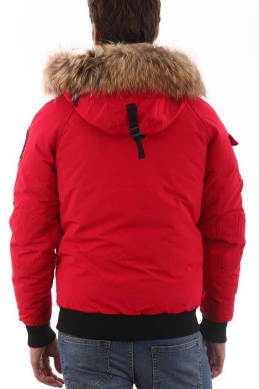 Homme Helvetica Doudoune | Helvetica Anchorage Rouge