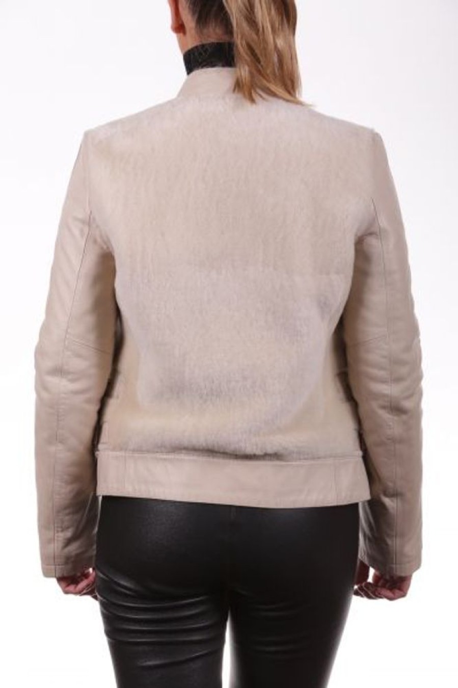 Femme Giorgio Blouson | Giorgio Sybille Beige