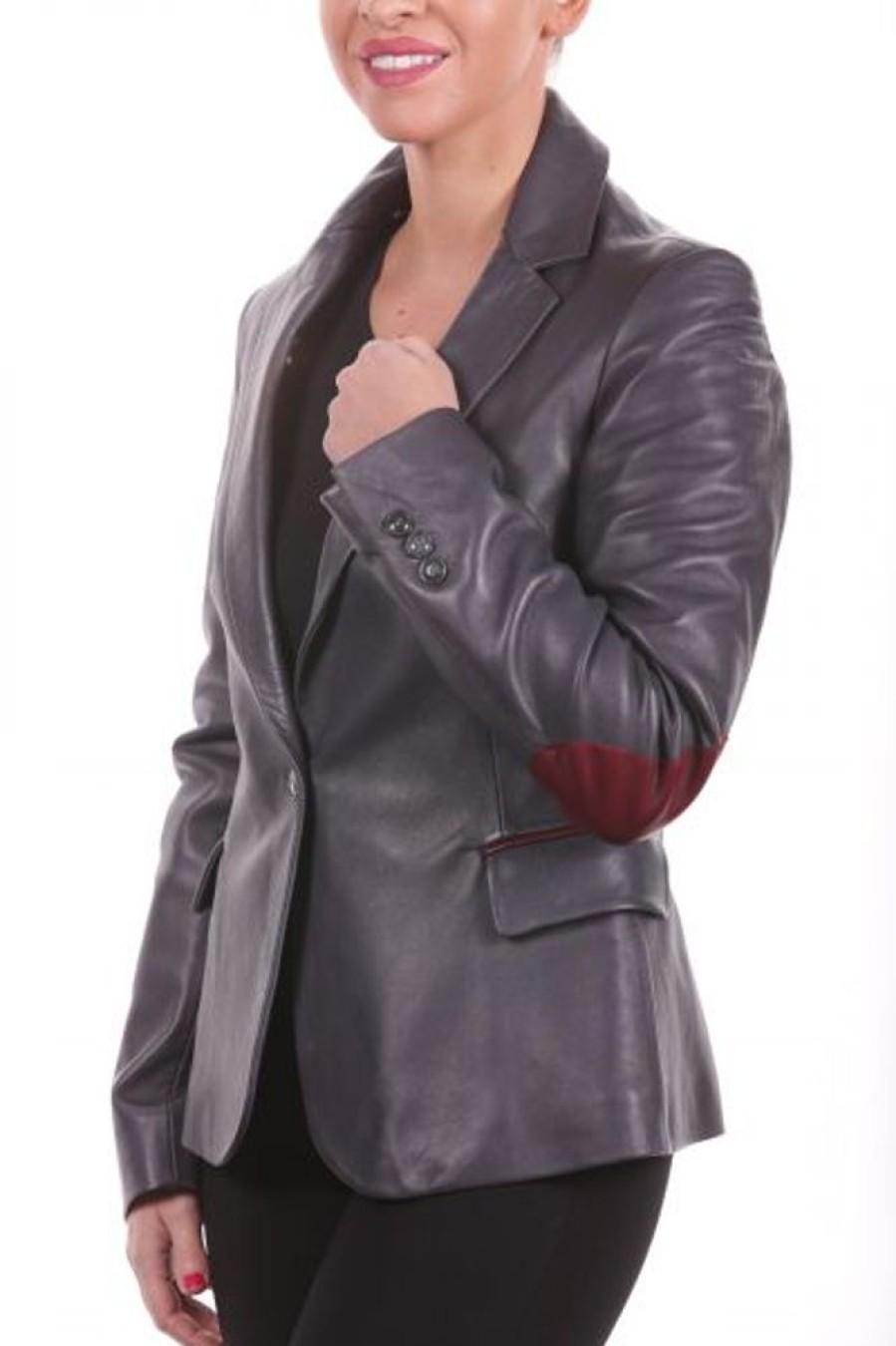 Femme Milpau Tous Les Blousons | Milpau Blazer Gris