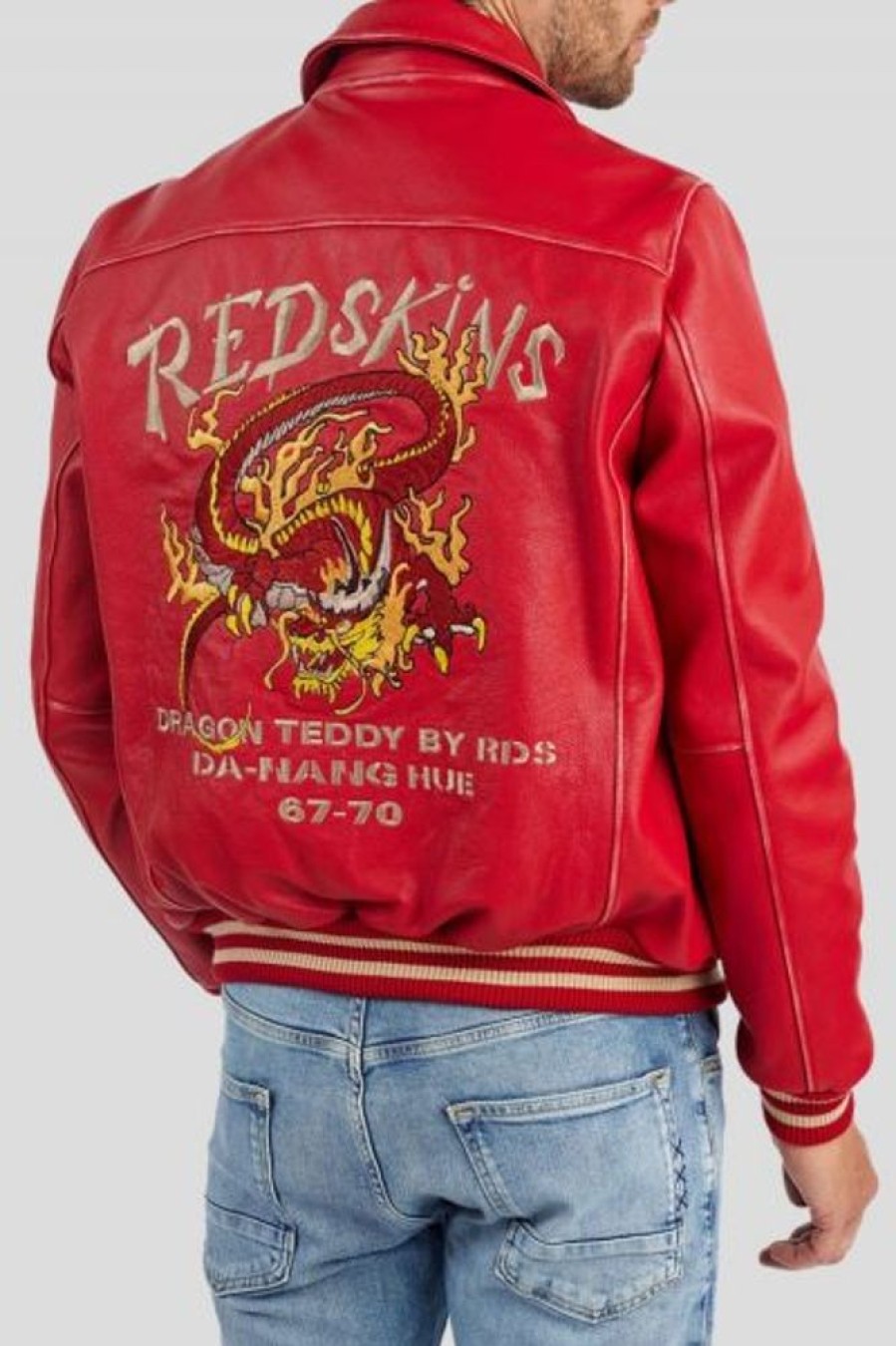 Homme Redskins Teddy | Redskins Dragon Rouge