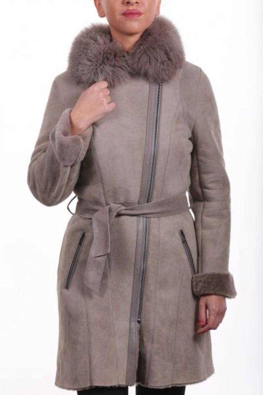 Femme Milpau Blouson | Milpau Paule Gris