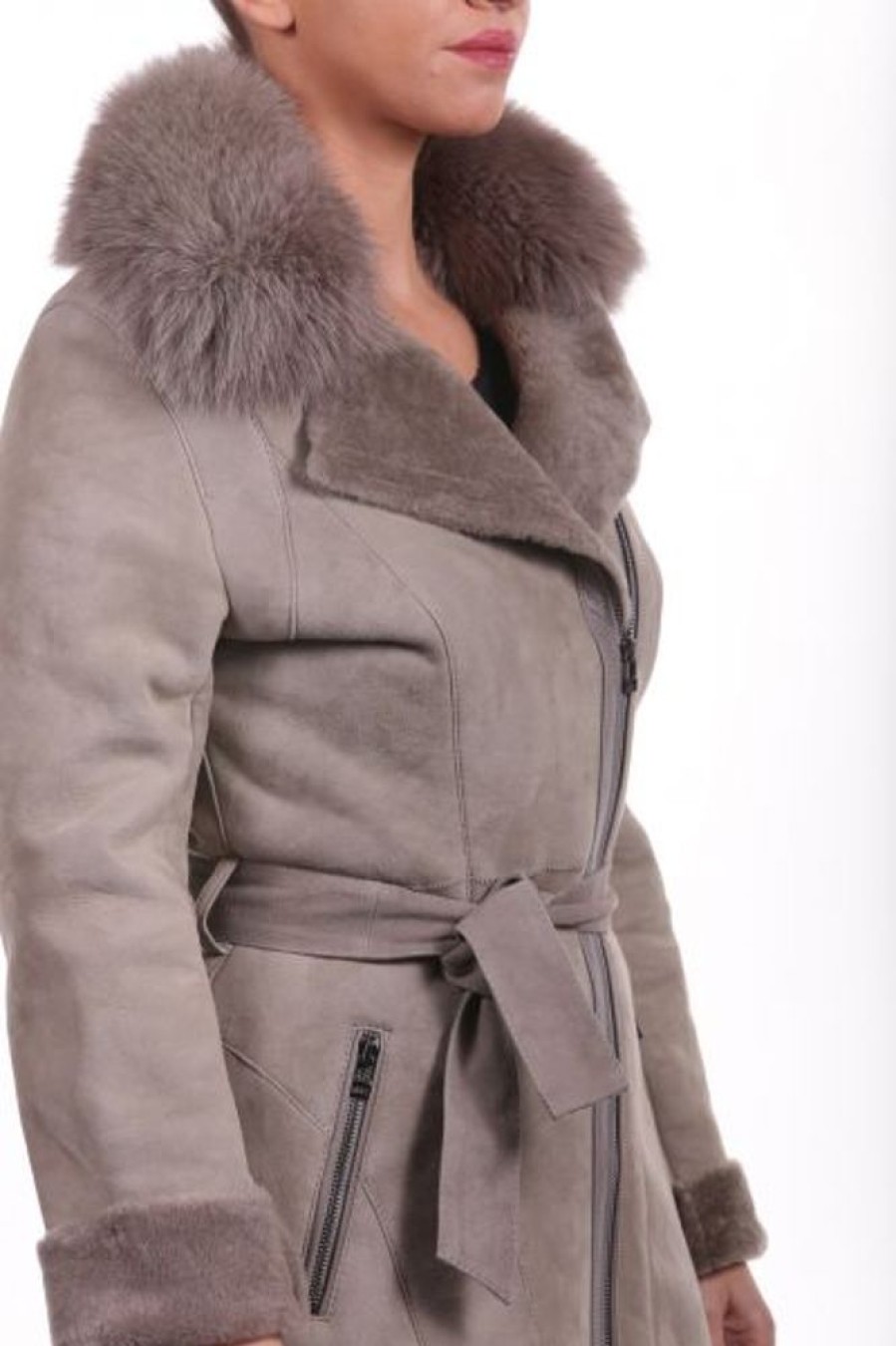 Femme Milpau Blouson | Milpau Paule Gris