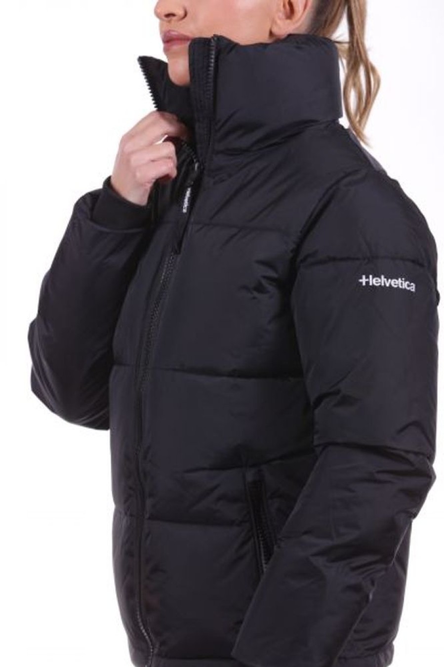 Femme Helvetica Microfibre | Helvetica Igloo Noir