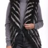 Femme Milpau Gilet / Poncho | Milpau Megu00E8Ve Noir Et Gris