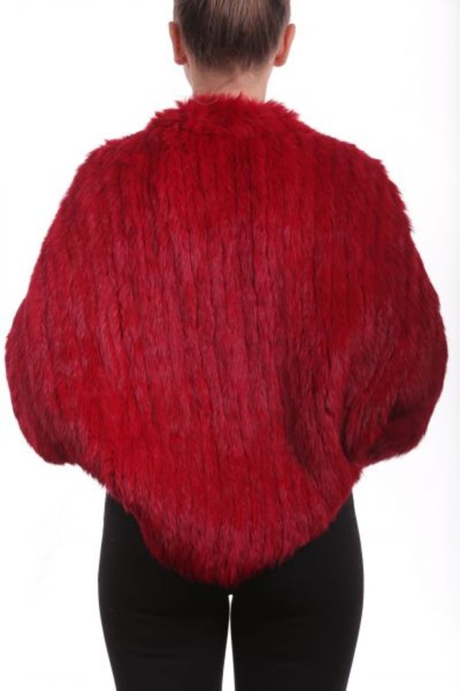 Femme Milpau Gilet / Poncho | Milpau Joyce Rouge