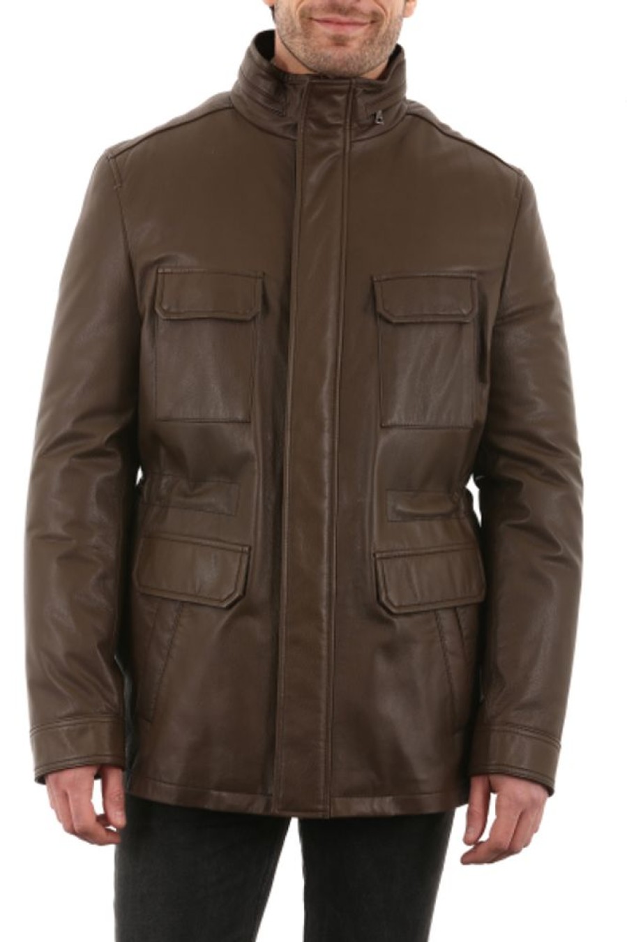 Homme Intuition | Intuition Veste 648 Mastic