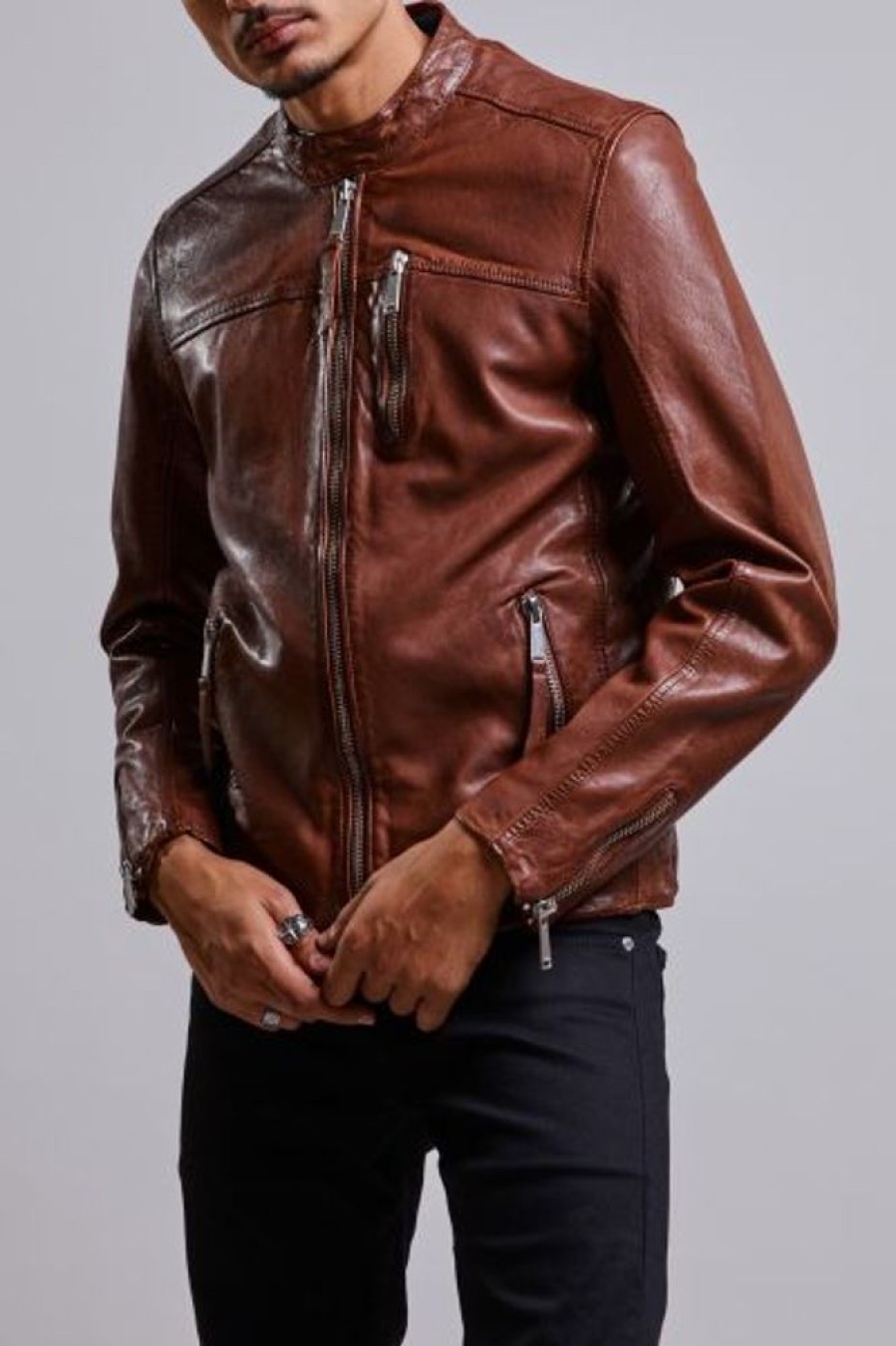 Homme Redskins Tous Les Blousons | Redskins Melrose Cognac