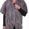 Femme Milpau Gilet / Poncho | Milpau Alya Gris