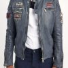 Homme Redskins Style Motard | Redskins Nitro Gris