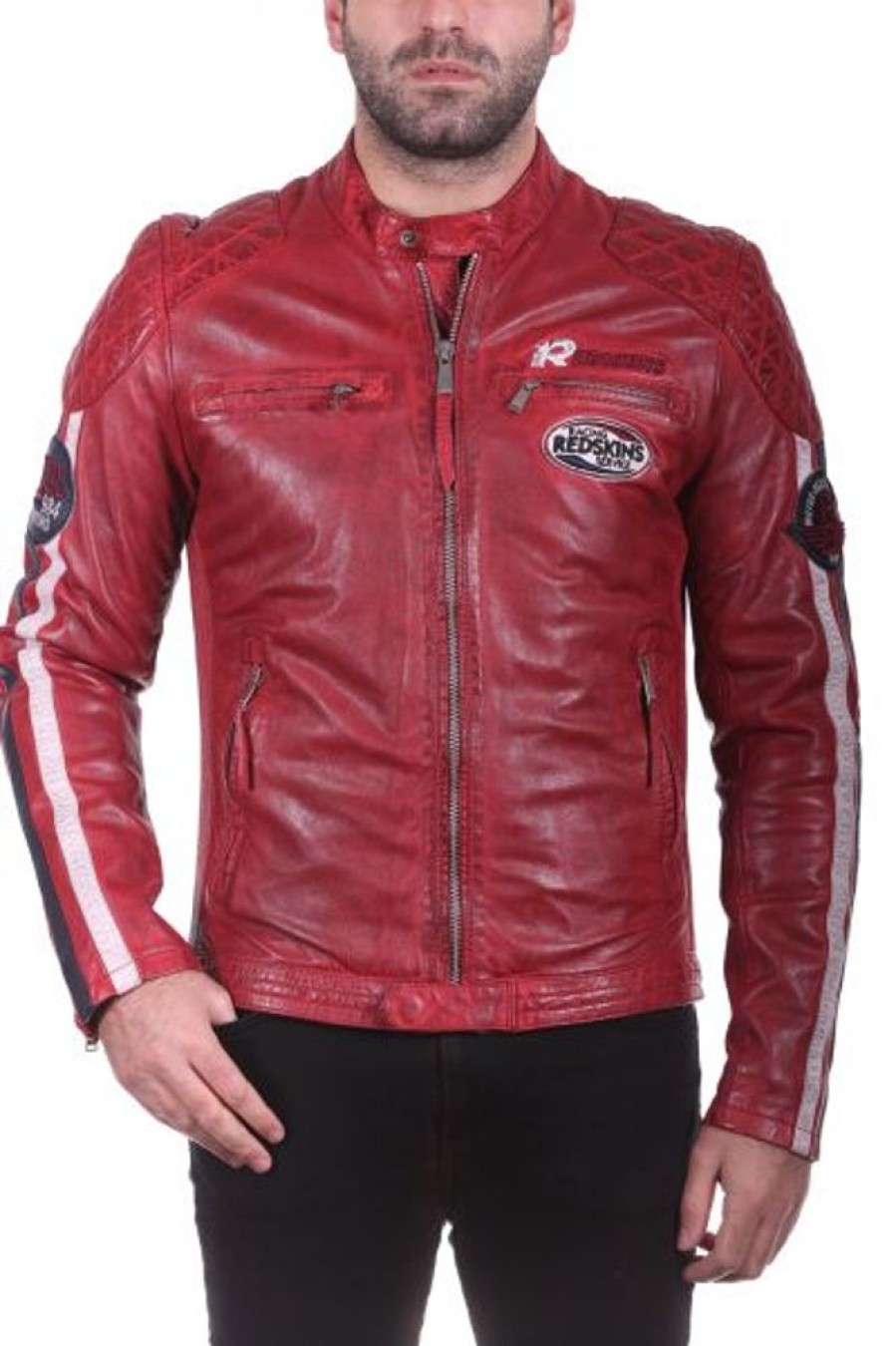 Homme Redskins Tous Les Blousons | Redskins Rafter Rouge