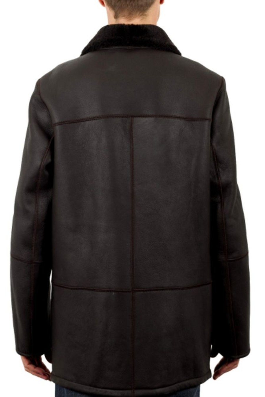 Homme Intuition Veste | Intuition Peau Lainu00E9E 285 Marron