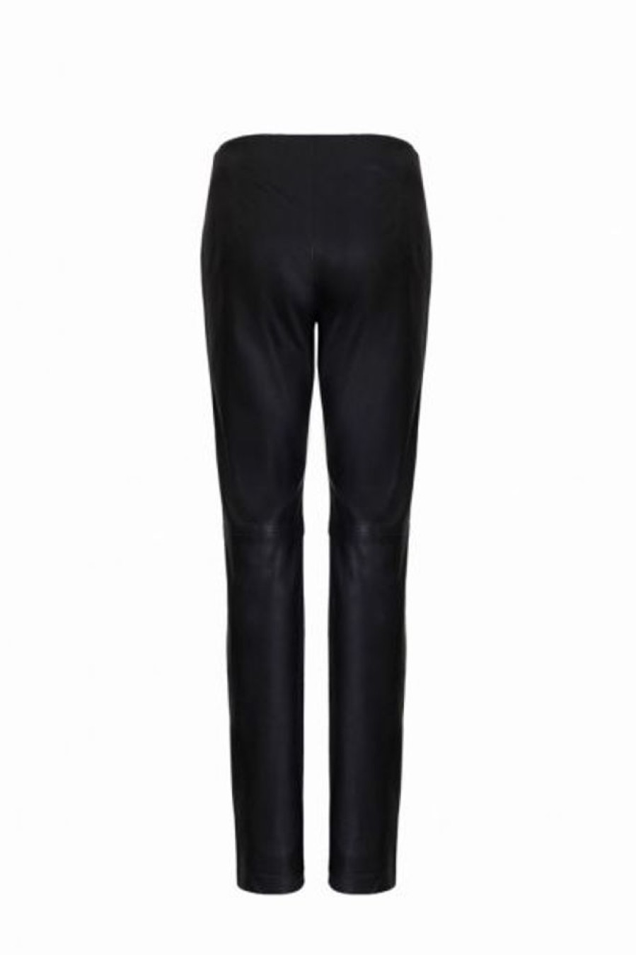 Femme Giorgio Pantalon Cuir | Giorgio Loreta Noir