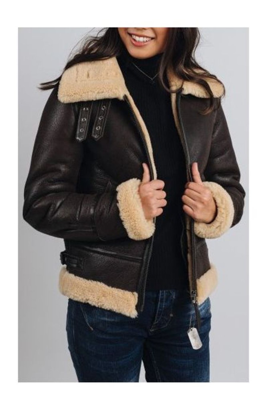 Femme Redskins Blouson | Redskins Stella Marron