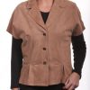 Femme Milpau Gilet / Poncho | Milpau Keren Beige