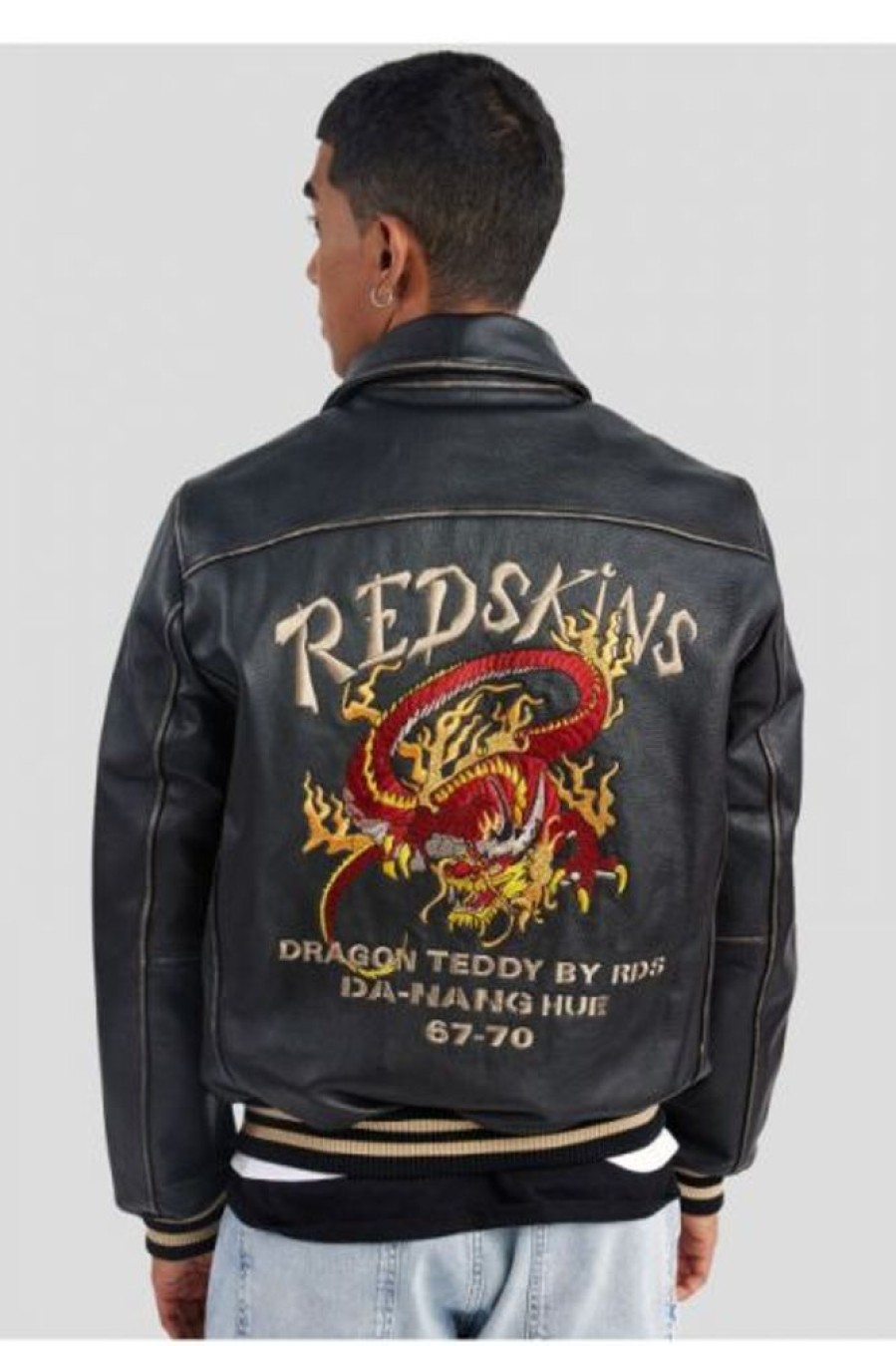 Homme Redskins Tous Les Blousons | Redskins Dragon Noir