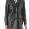 Femme Giorgio Toutes Les Vestes | Giorgio Barbara Waxy Noir