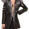 Femme Arturo Microfibre | Arturo Alpine Noir Col Silver