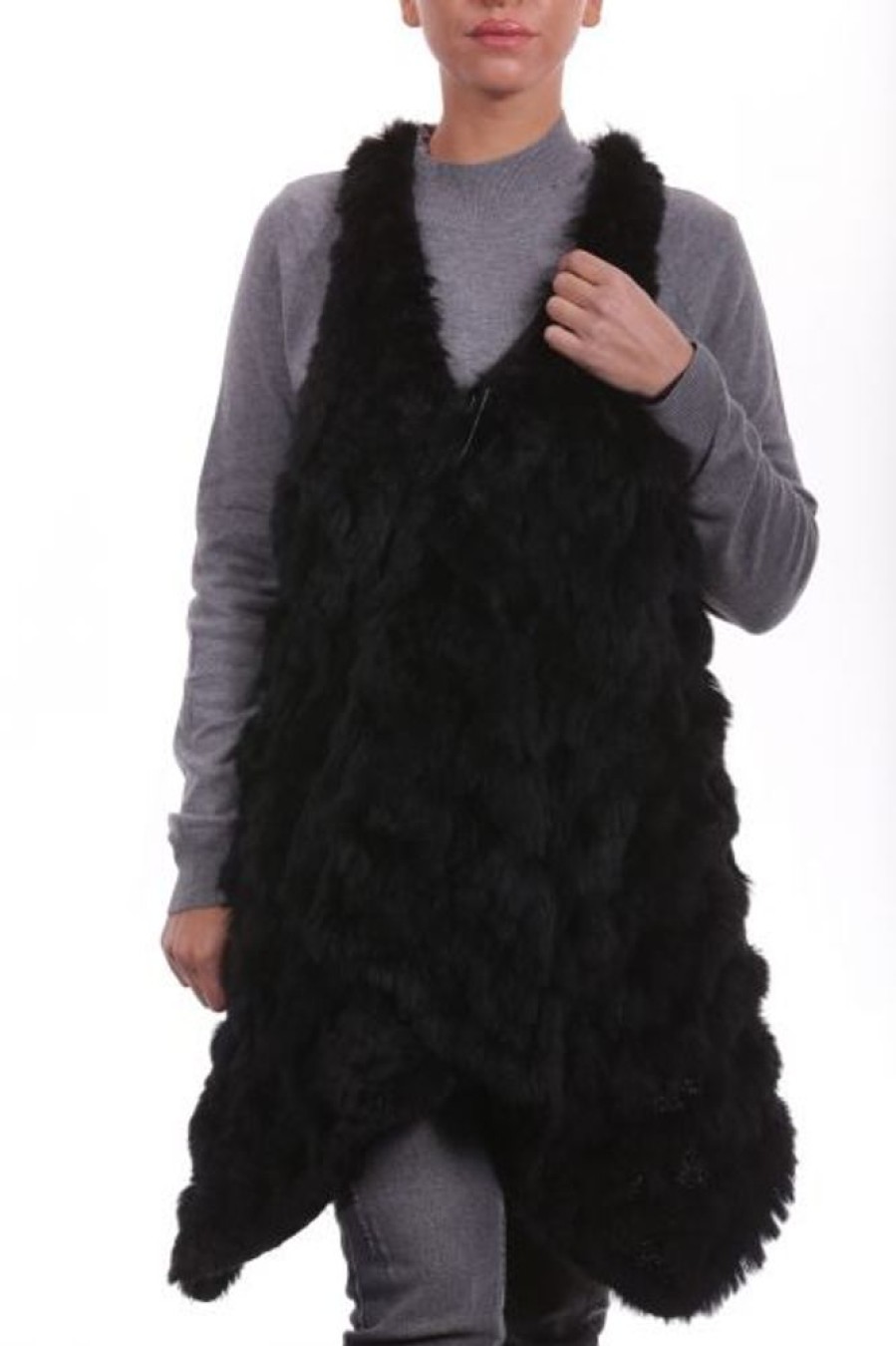 Femme Milpau Gilet / Poncho | Milpau Alix Noir