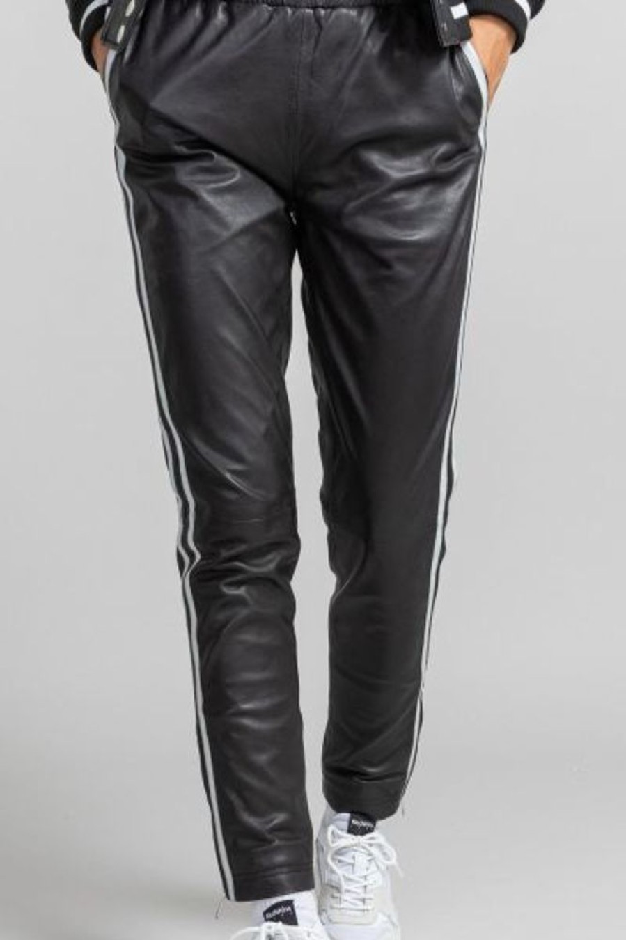 Femme Redskins Pantalon Cuir | Redskins Yuri Sisley Noir