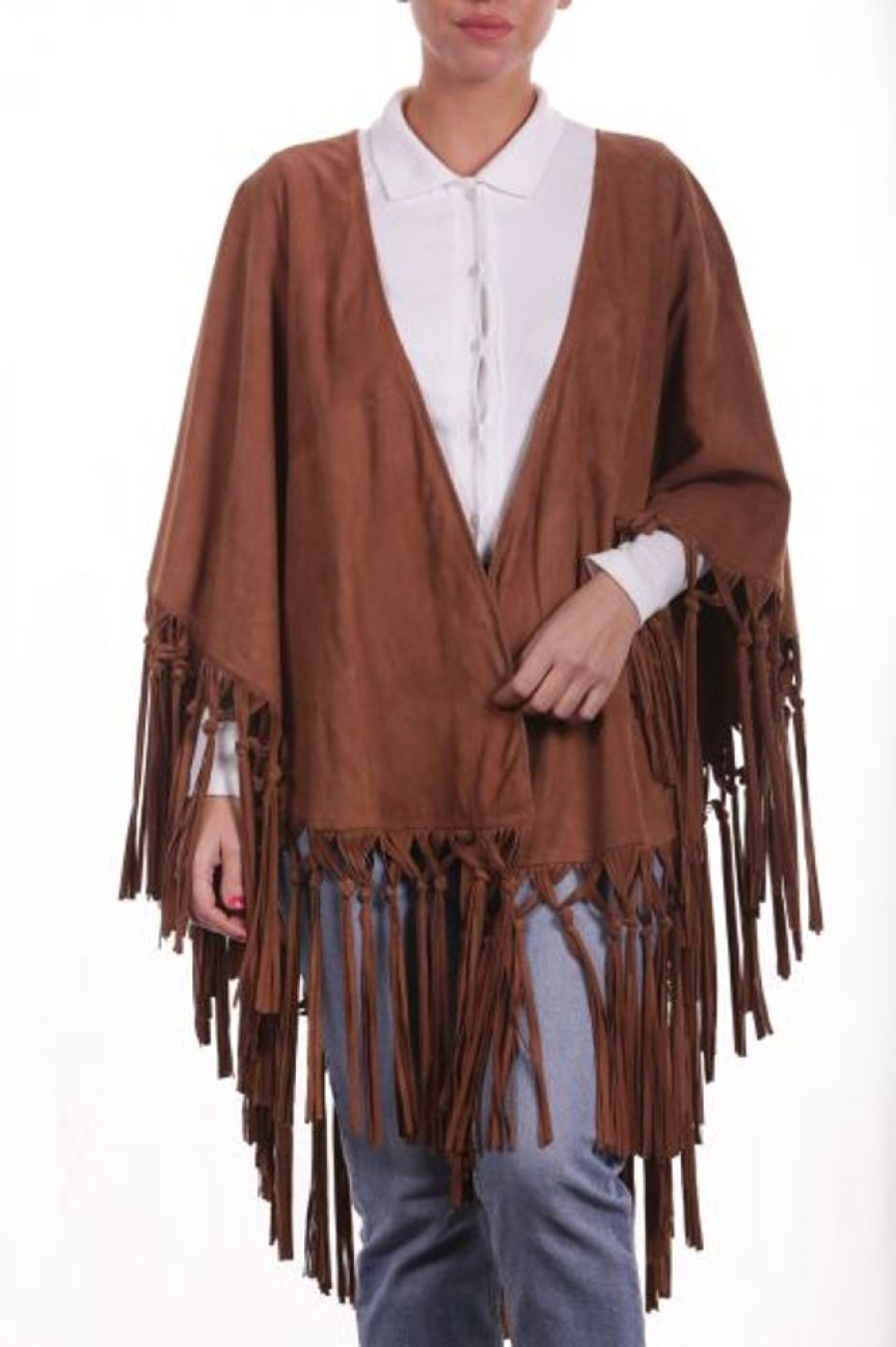 Femme Milpau Gilet / Poncho | Milpau Cape Camel