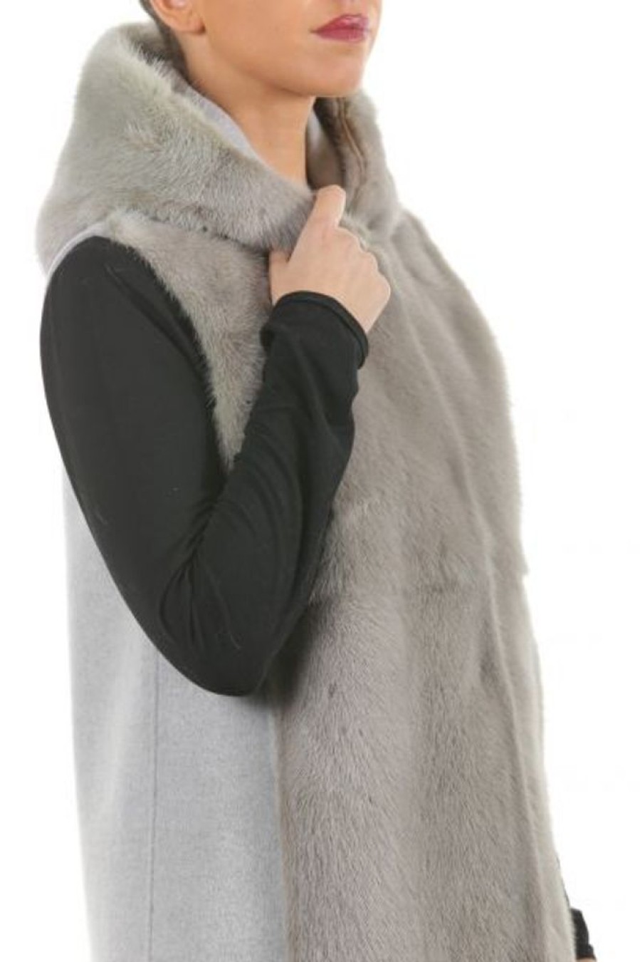 Femme Arturo Gilet / Poncho | Arturo Leonie Gris