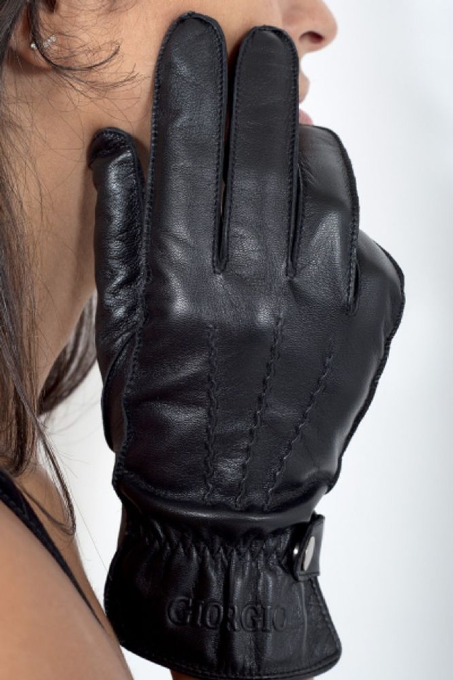 Femme Giorgio Accessoires | Giorgio Gants Agneau Femme