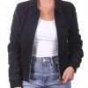 Femme LADC Tous Les Blousons | Ladc Romy Velours Navy