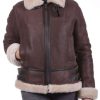 Femme Univers du Luxe Blouson | Univers Du Luxe Bombardier Femme Marron