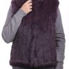 Femme Milpau Gilet / Poncho | Milpau Vita Prune