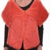 Femme Milpau Gilet / Poncho | Milpau Coralie Orange